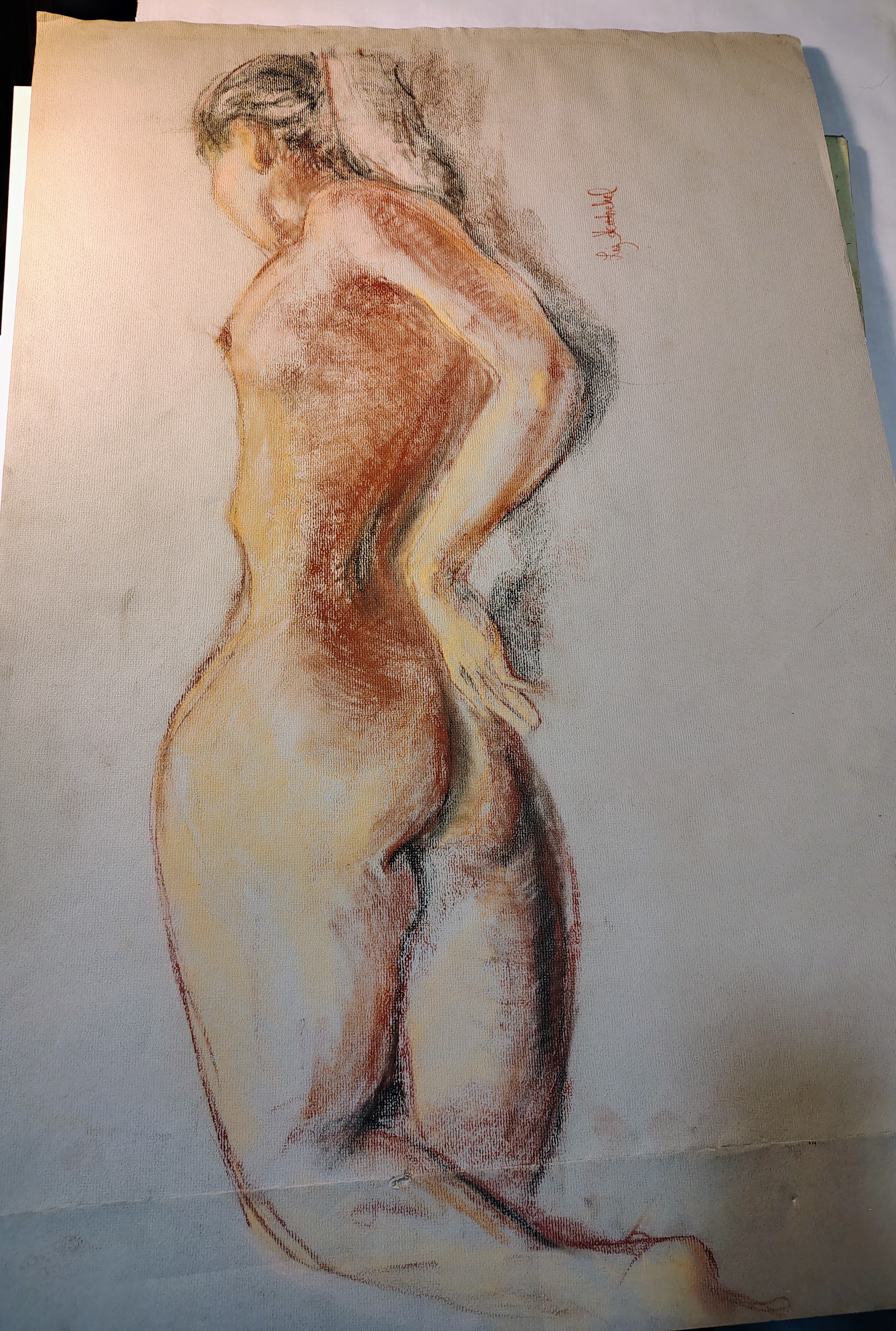 Estudio de desnudo femenino
